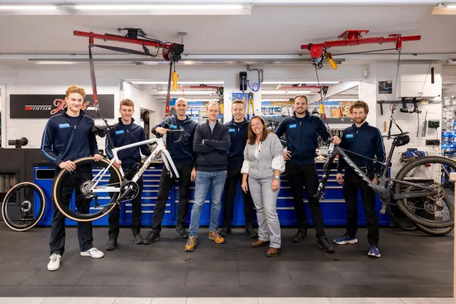 Het team van Fietsen Joost